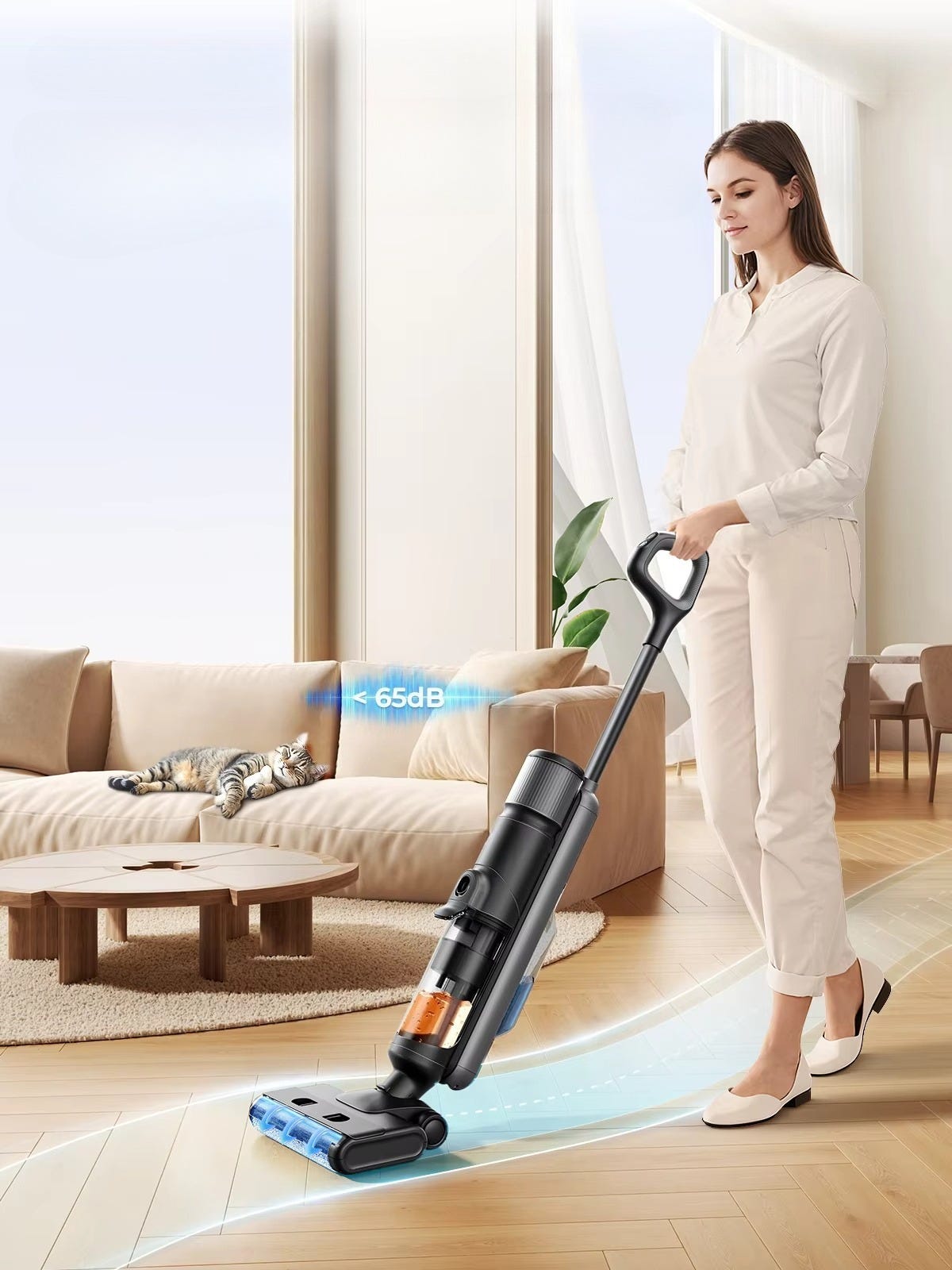 Balai Filaire Coutume Aspirateur Aspirateur Balai Pliable Dreame
