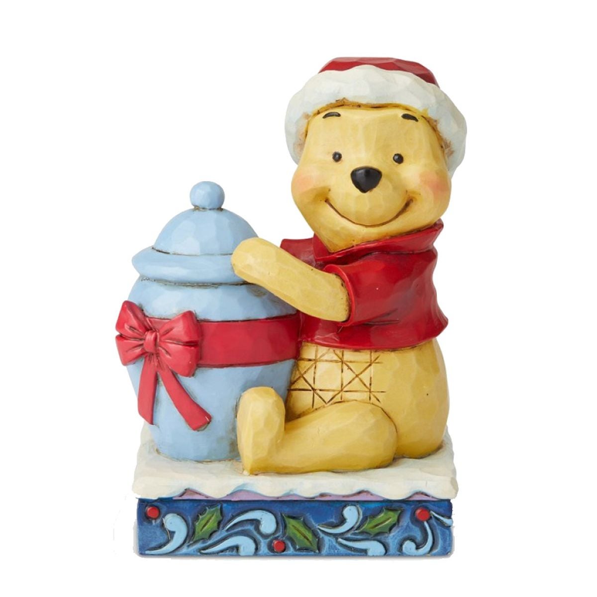 Figurine Disney Winnie L'Ourson 10 Cm – Édition De Noël, Neuve Sous Emballage