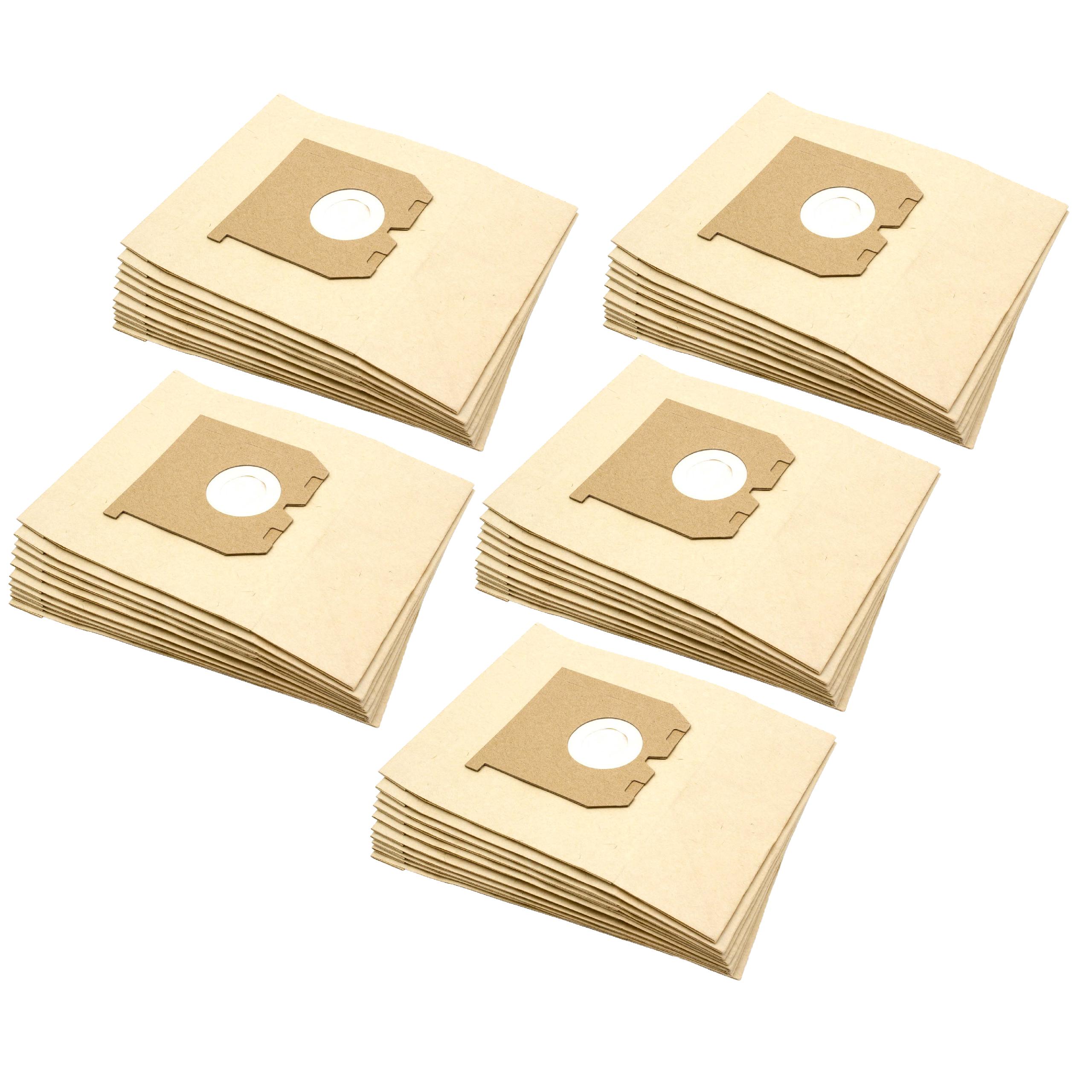 vhbw 50x Sacs compatible avec AEG/Electrolux Microlite 1661, Microlite Z1610 aspirateur - papier, 24cm x 18cm, couleur sable - 2