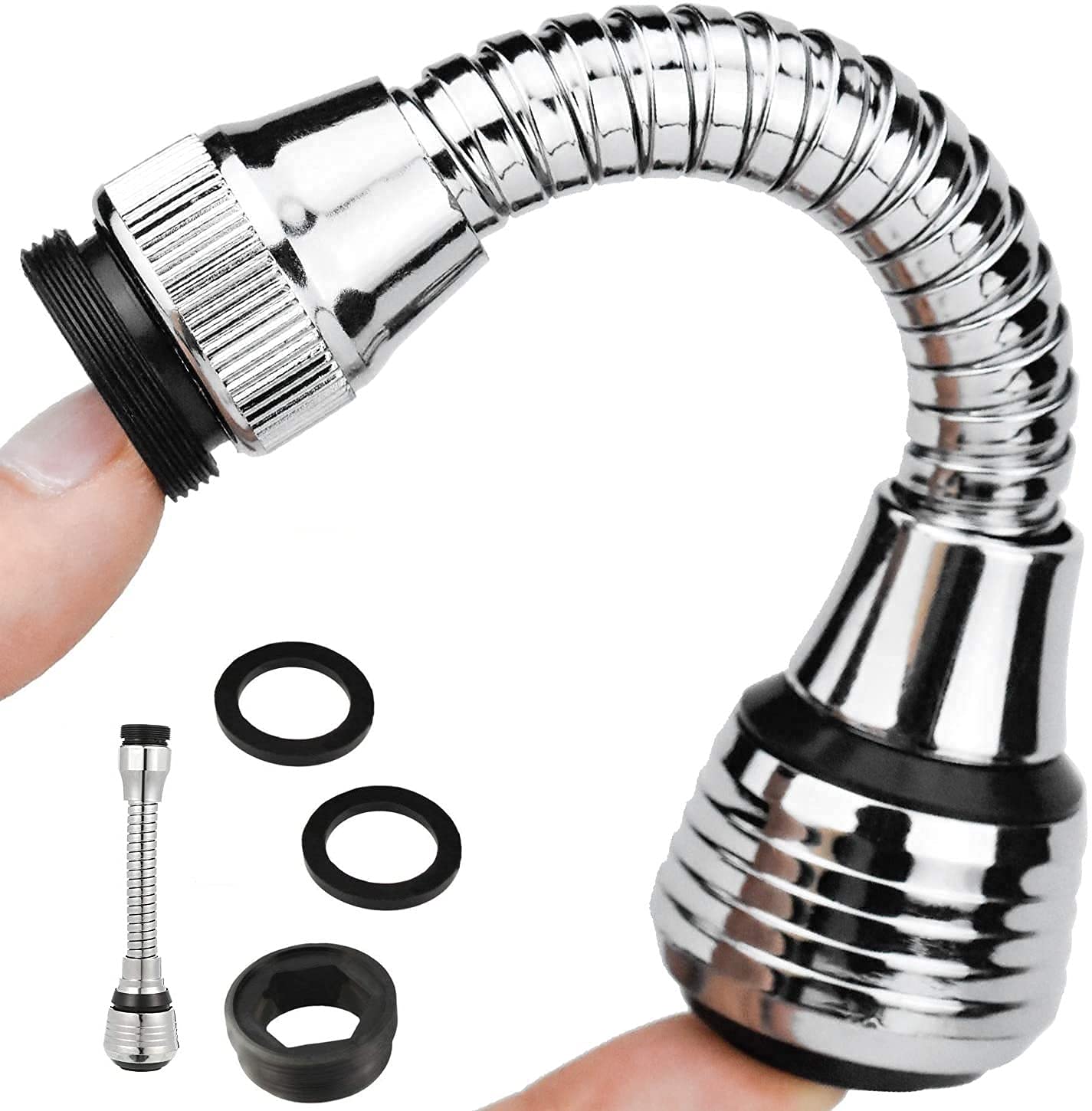 Aeratore Per Rubinetto M24 - Set 6 Pezzi Con Chiave E Guarnizioni - Foto 4