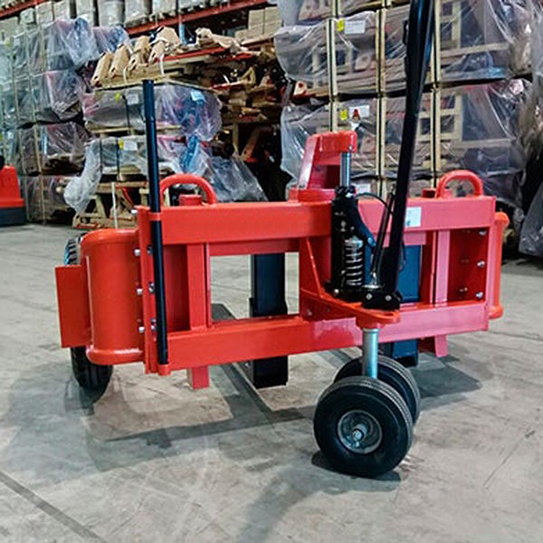 Tire palette maneul avec roues tout terrain - Chantier et usage extérieur - Fourches 1277x860mm - Capacité 1,2T - RTT12 - 6