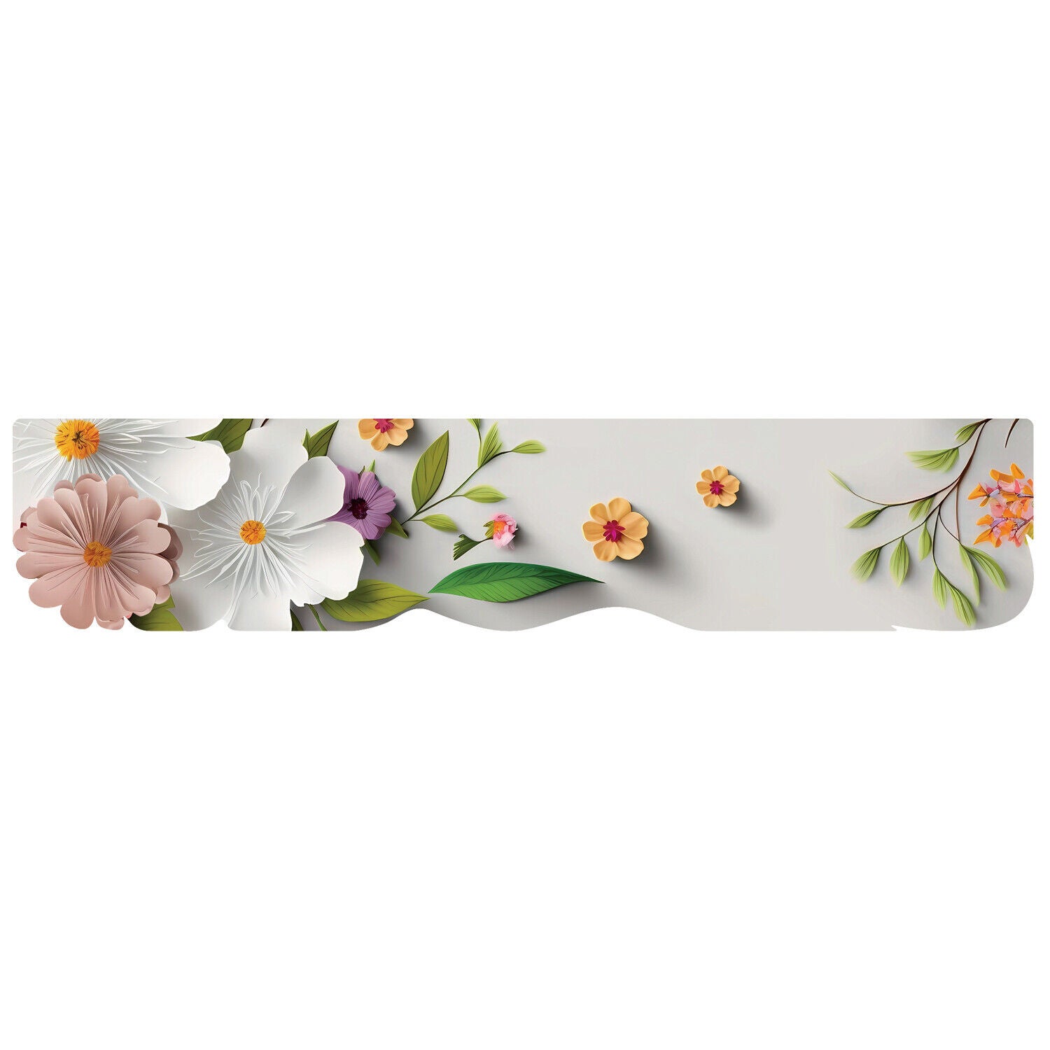 Dywan Kuchenny 50x240 cm Antypoślizgowa 100% Made in Italy Cyfrowy Wydruk Ukształtowany Le Forme Wiosna
