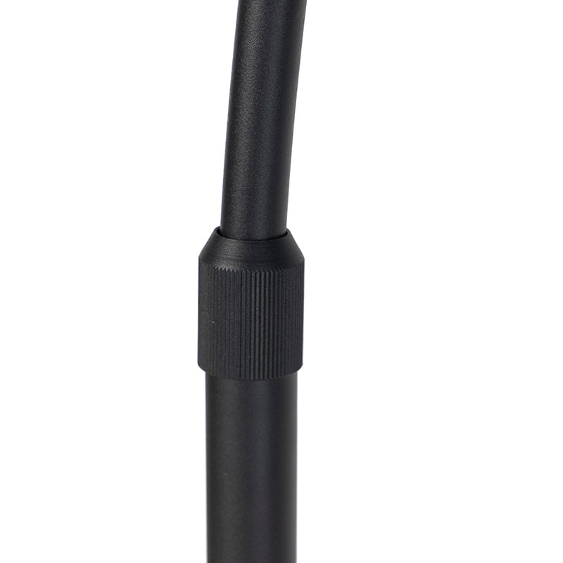 Lampe d'arche moderne noire avec base en marbre - XXL - 5