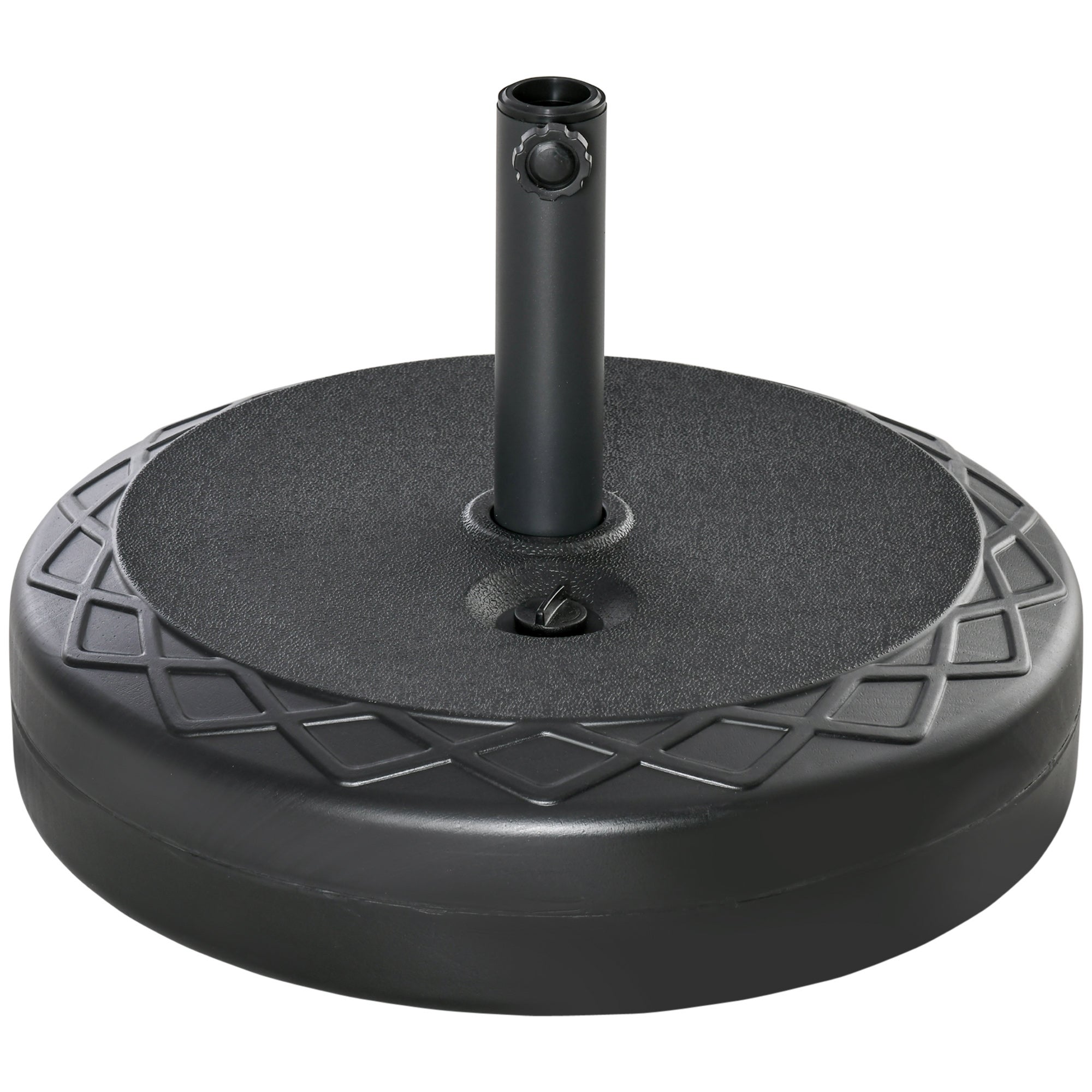 Outsunny Baza pentru umbrela rotunda Φ55cm din plastic de 30kg | Aosom Romania