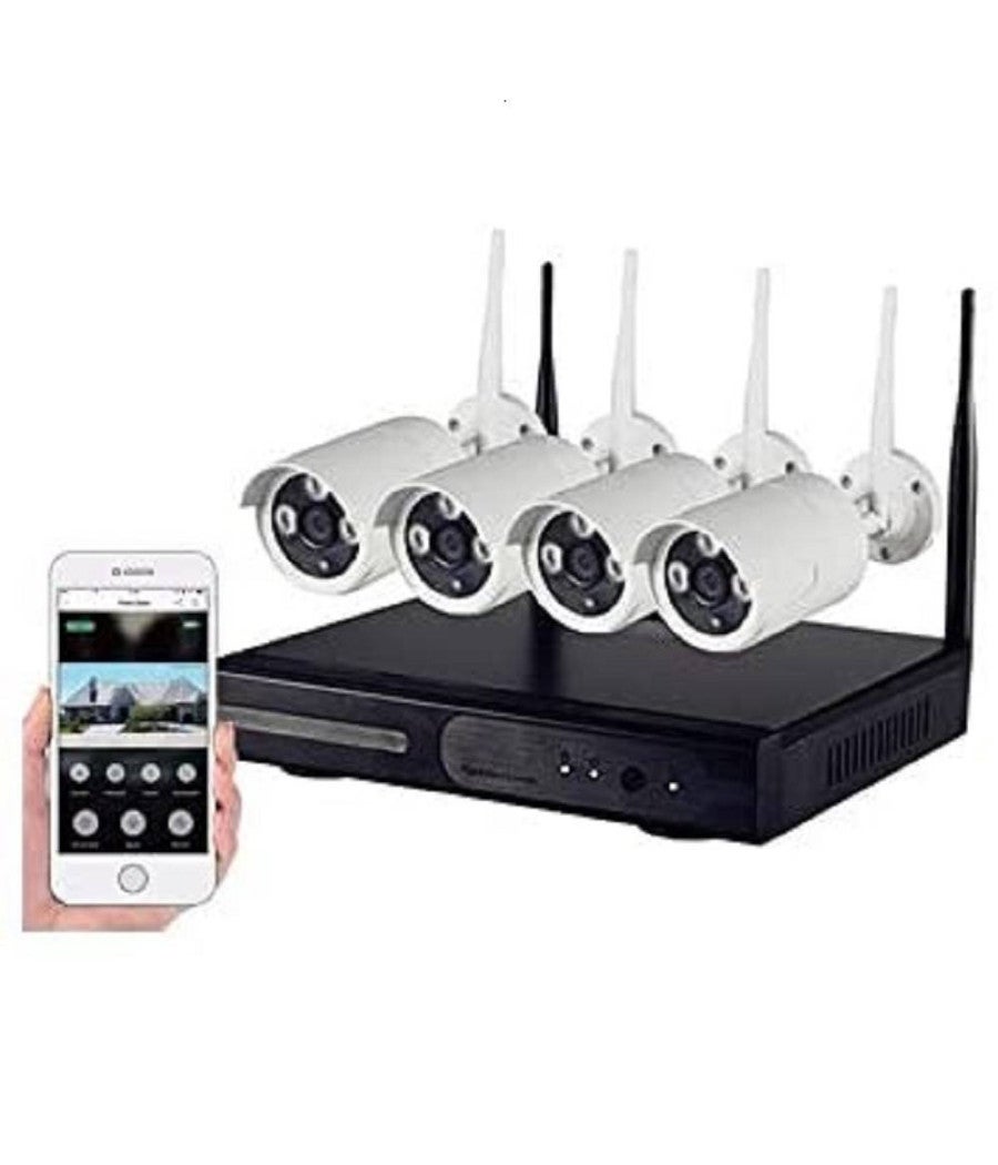 Sistema Di Videosorveglianza Wireless - Ricevitore + 4 Mini Telecamere - Nuovo