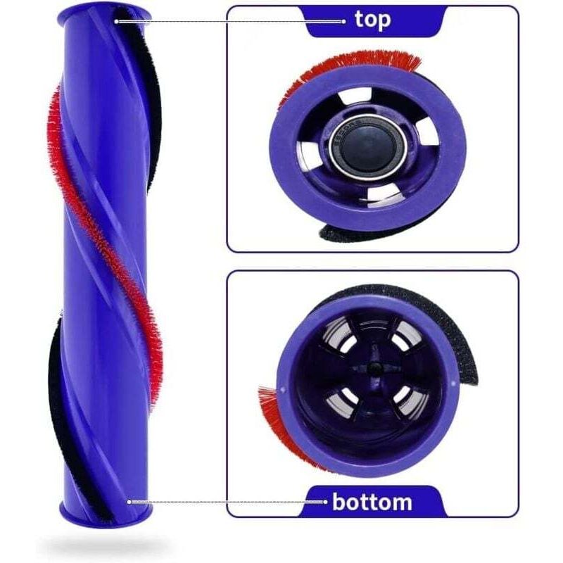 Brosse à rouleau Brushroll pour aspirateur Dyson V7 SV11 Animal, remplace 968266-02 968266-04, Ne Pas Inclure Le Couvercle D'extrémité - 4