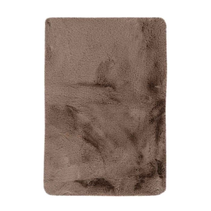 Tapis de Bain Doux Antidérapant "Rabbit" Beige Foncé 40 x 60 cm Leroy