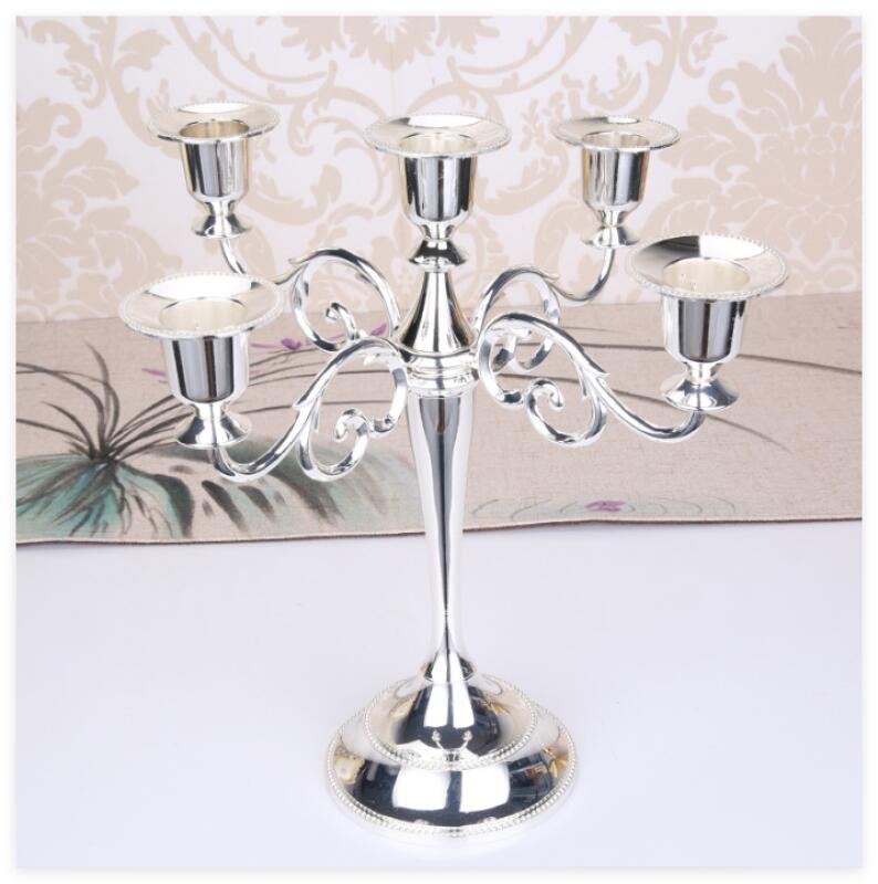 Chandelier Bougeoir À 5 Fireside Laiton Poli Style Empire