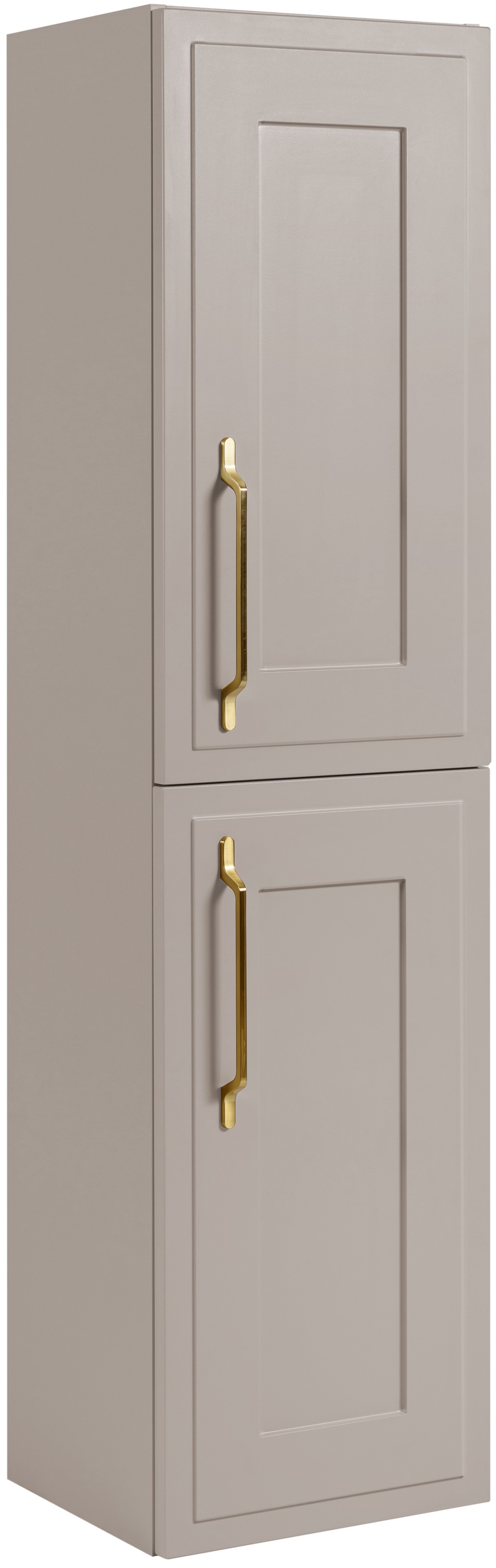 Słupek łazienkowy CLASSIC 136 cm kaszmir złoty uchwyt frezowany front