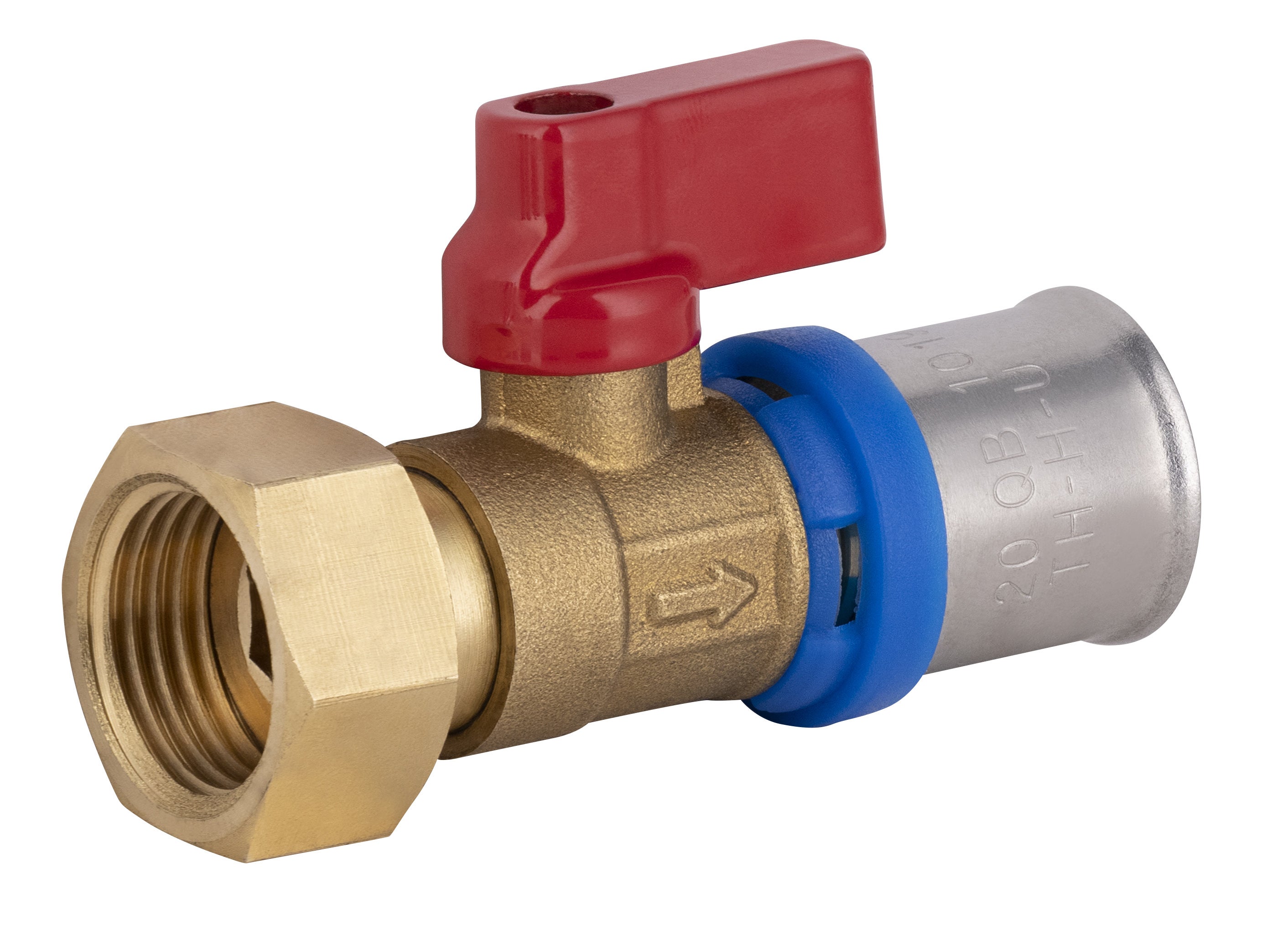 Vanne écrou libre à sertir multicouche Ø20 F15x21 (1/2) QUICK PLOMBERIE - 2