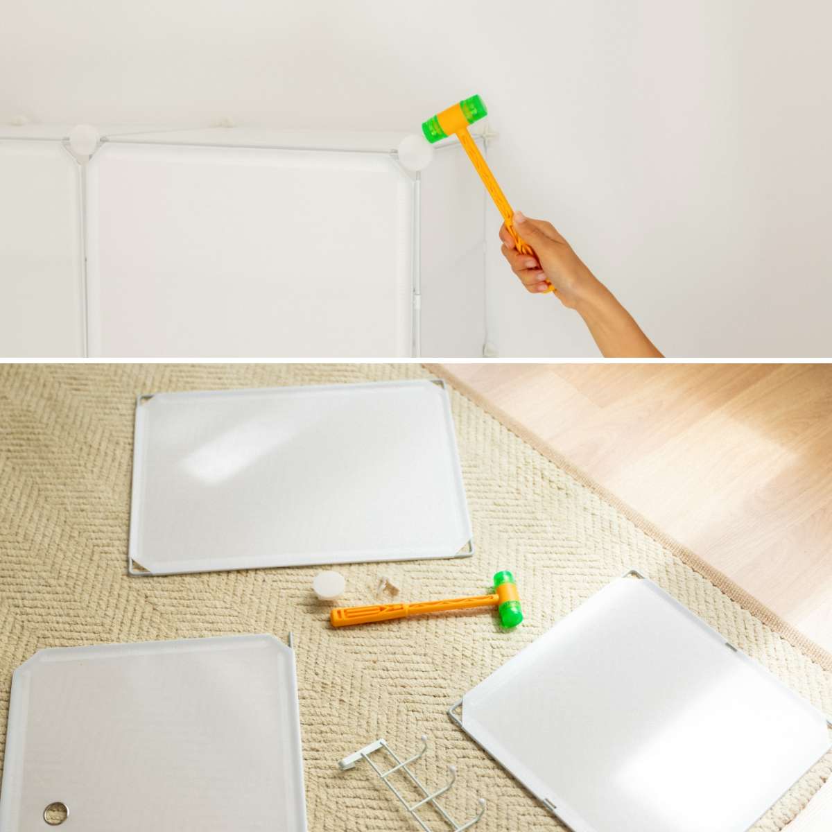 Newlux Sapateira Cube C10 Branco 83x32x155 cm – 10 compartimentos, 40 pares - 7