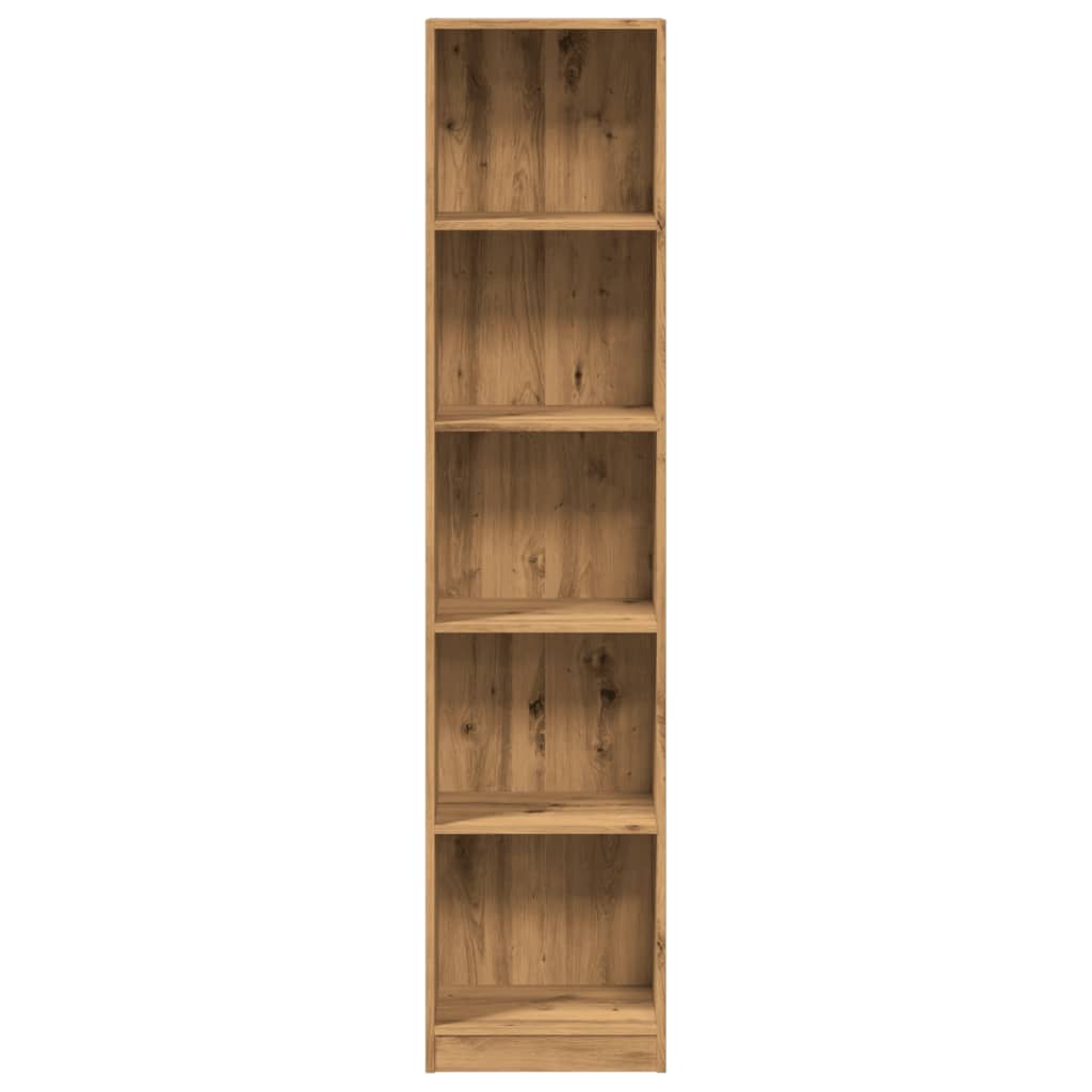 Bibliothèque pour Séjour en Bois Marron H. 24 x l. 40 x P. 24 cm - 4