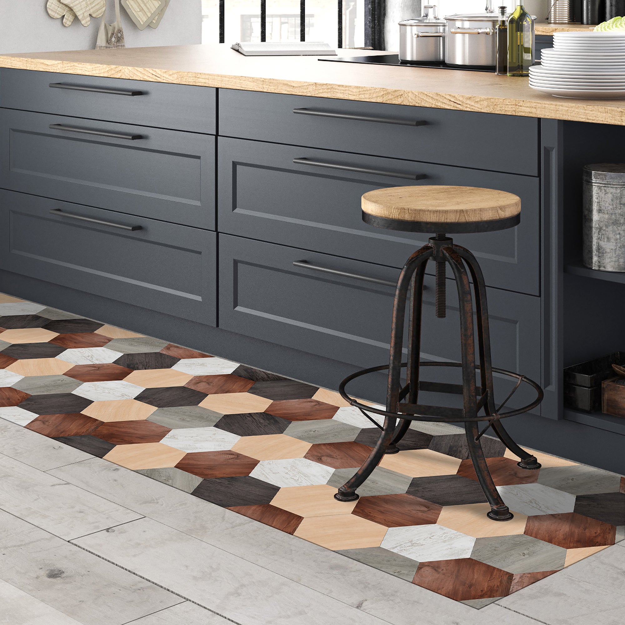 Acheter Tapis de cuisine en marbre vert, antidérapant, émeraude, pour salon, chambre à coucher, sous le lit, tapis de bain