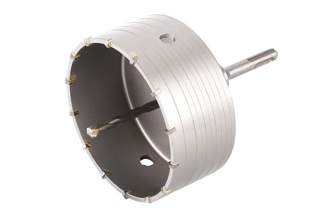 Scie Cloche Trépan Carbure OMNIVOR Ø125 Mm X 160 Mm SDS+ - Pour Perçage Béton, Pierre, Brique, Parpaing