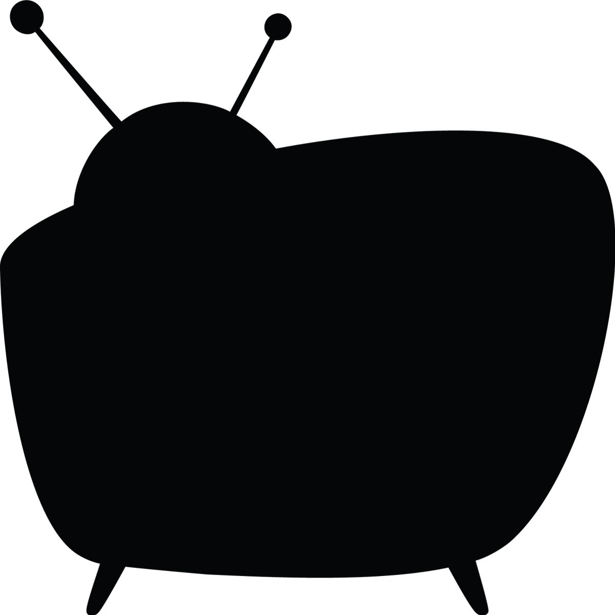 Adesivo Stazione televisiva Ex - Sticker adesivo - adesivi murali - 110x110cm - 4