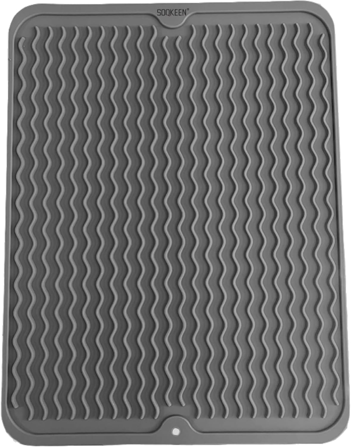 Silikonowa mata ociekowa do naczyń 40 × 30 cm, kuchenna mata ociekowa do naczyń, mata do zlewu kuchennego, mata do ociekania naczyń