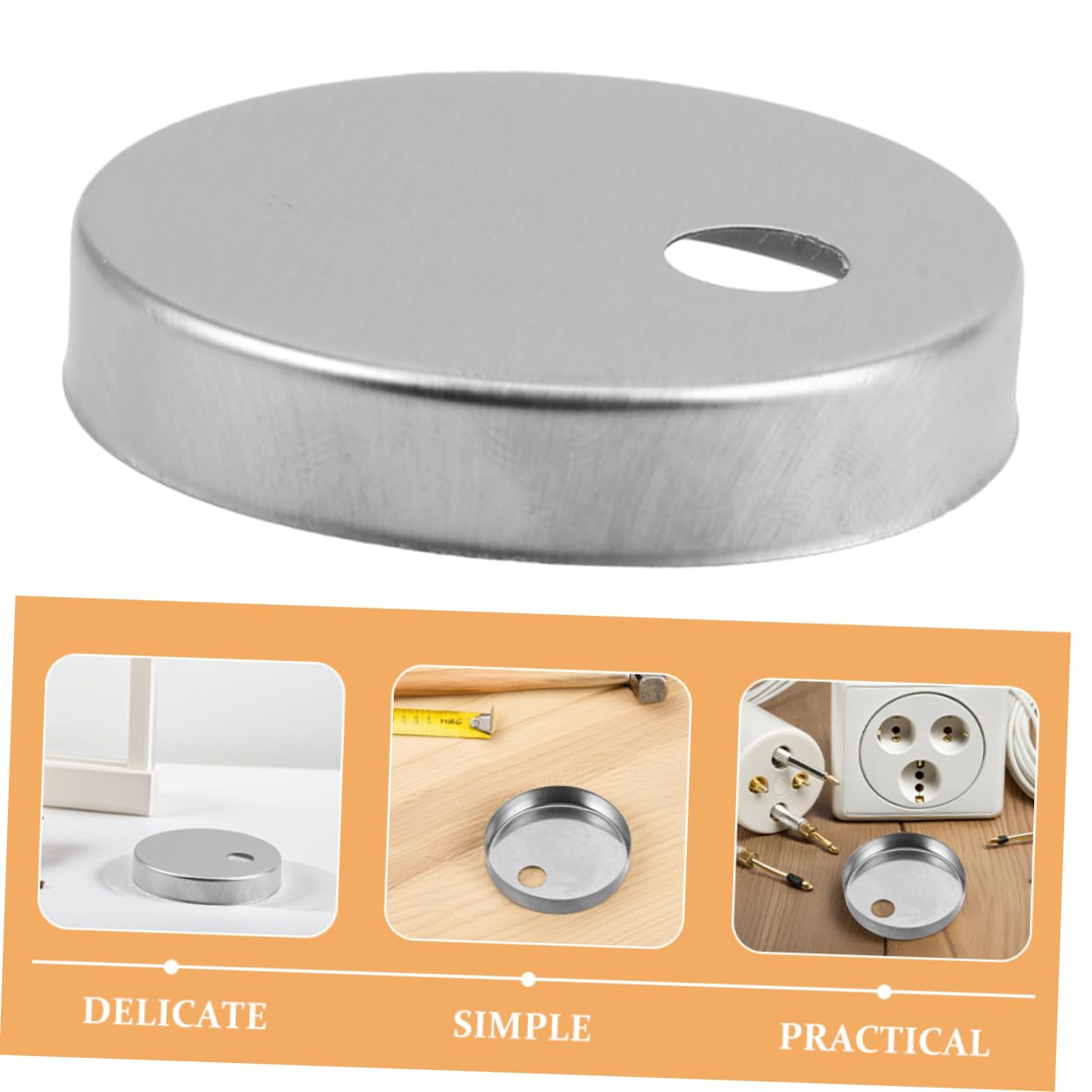 4 PièCes Cache Vis Abattant Wc En Acier Inoxydable Argenté Accessoires Salle De Bain Réparation De Toilettes Jolis Accessoires Installation De Wc - 3