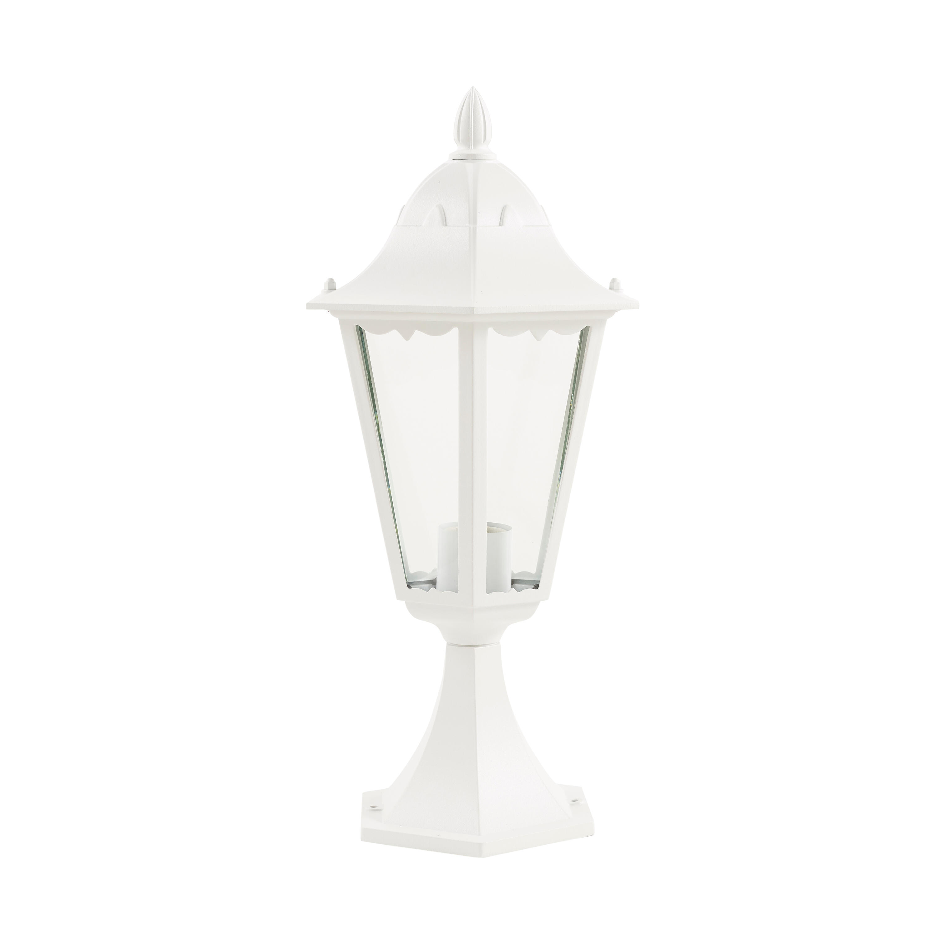 Lampa ogrodowa słupek Monza IP44 biała E27 INSPIRE