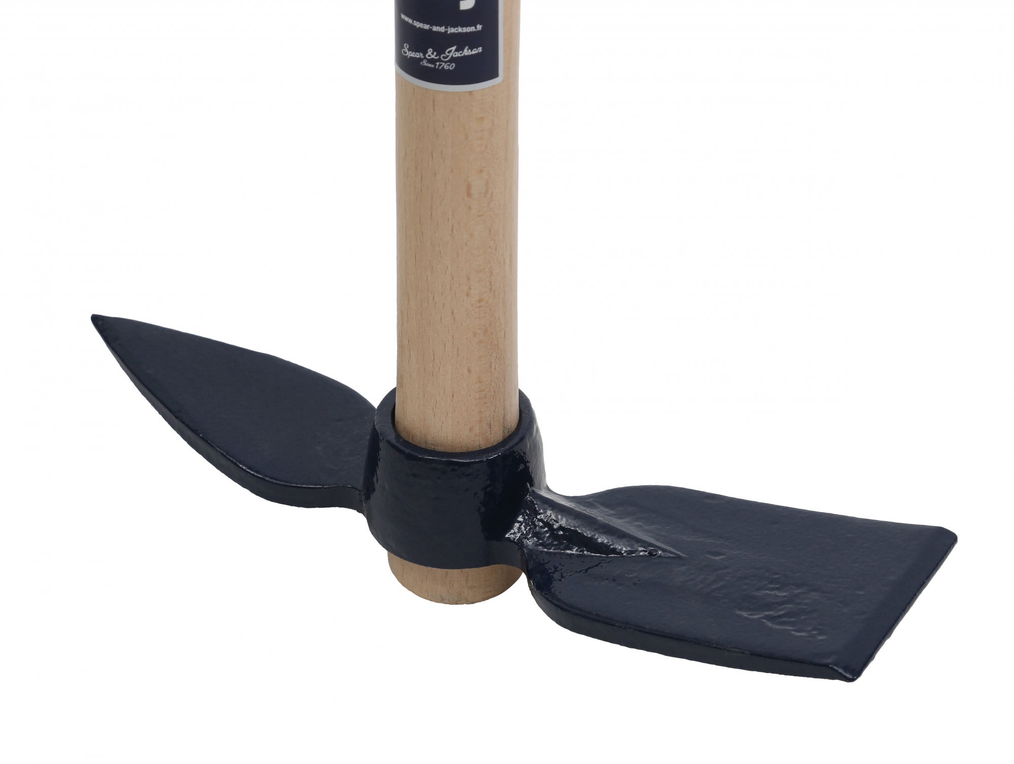 Serfouette forgée panne et langue de 21 cm manche bois - 3