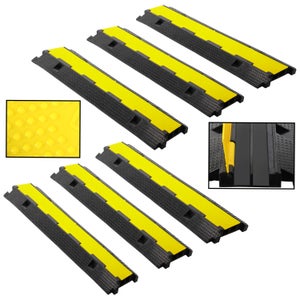 Dossi Passacavi 2 Pz A 2 Canali In Gomma 101, 5 Cm