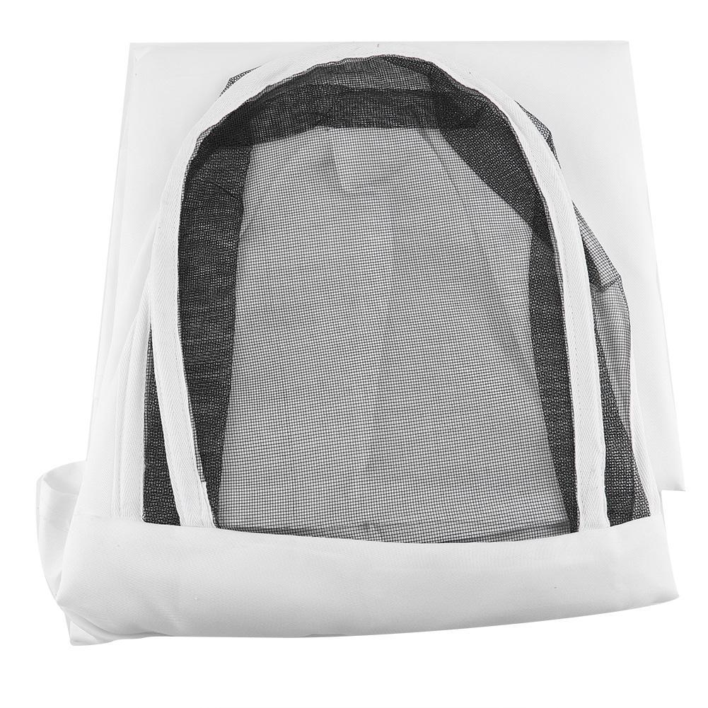 (XL) Vêtements d'apiculture - Blanc175-185cm, Équipement de protection des abeilles pour apiculteurs professionnels avec capuchon de voile - 5