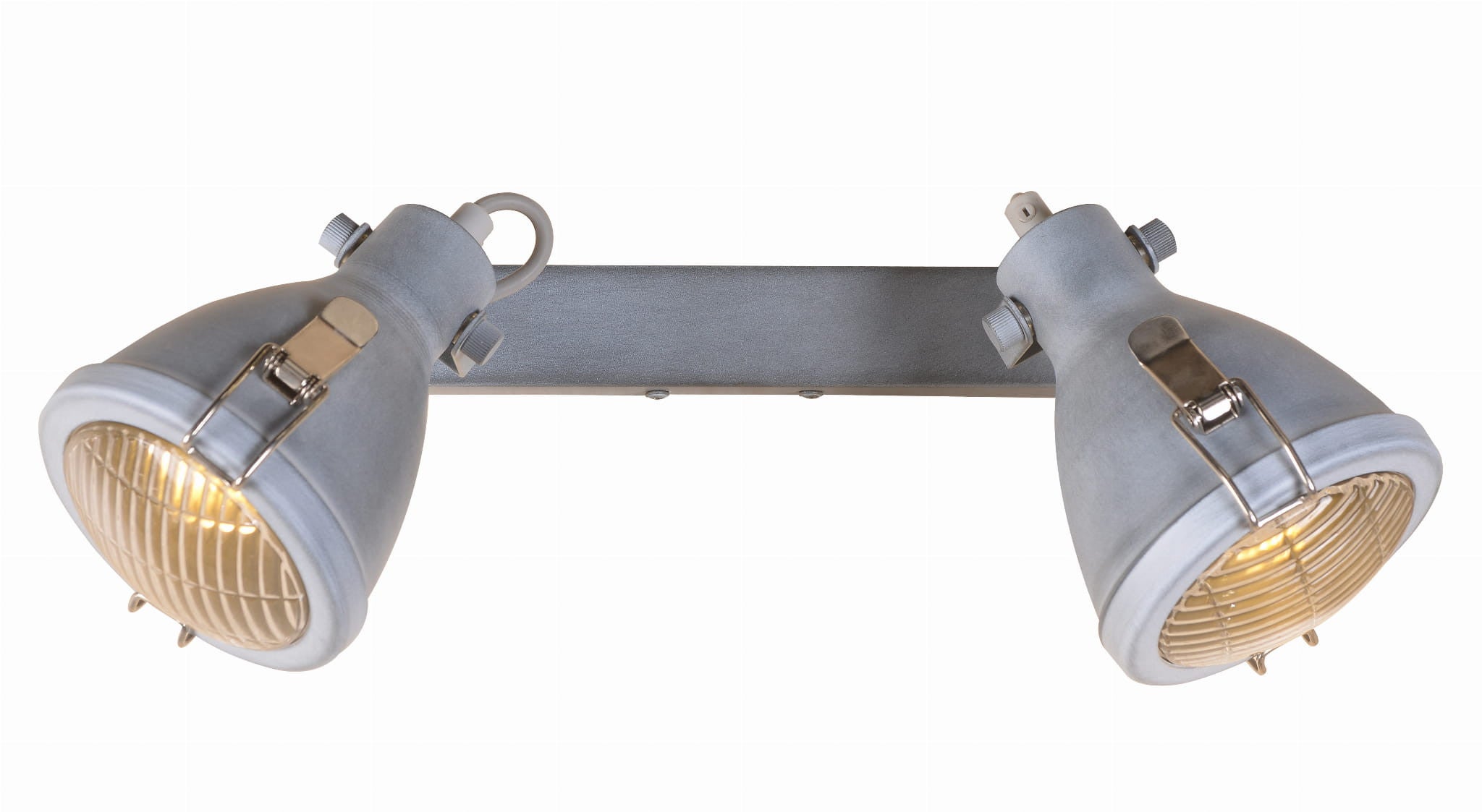 Kinkiet ścienny Crodo szaro-chromowany 2xE14x40W wym: 18 x 44 x 11 cm metal IP20 Candellux