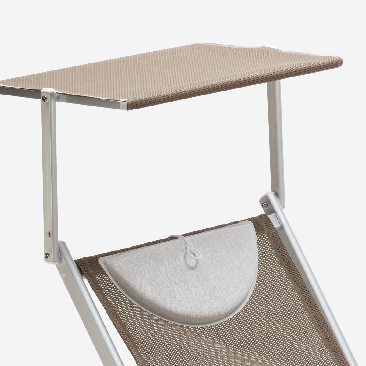 2 transats de plage bains de soleil en aluminium Santorini Limited Edition - 6