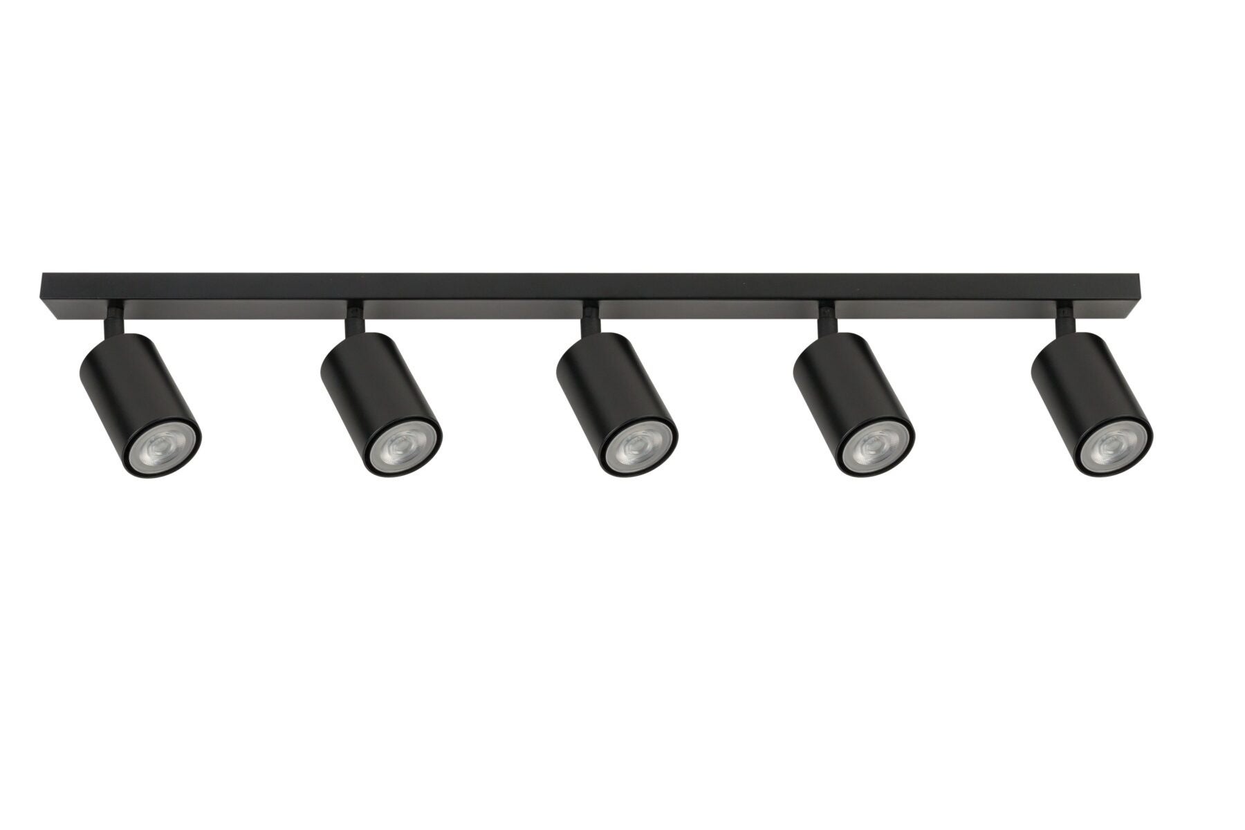 Lampa sufitowa wisząca Zoom czarna 5xGU10x25W wym: 16 x 80 x 6 cm metal SIGMA