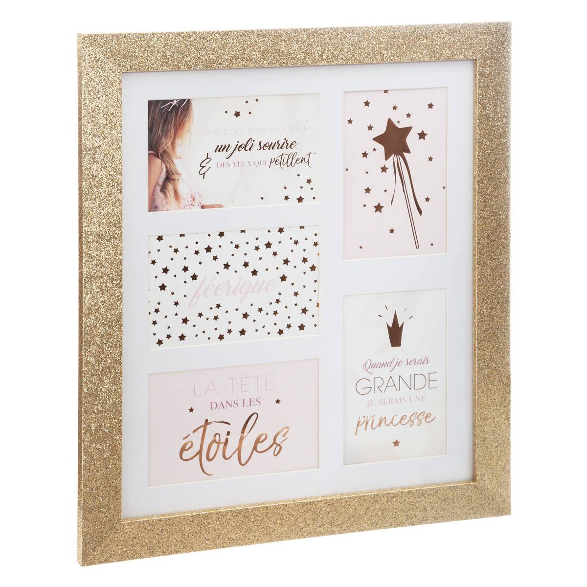 Plateaux Feel Atmosphera - Set De 2 En Métal Doré Et Miroir - Diamètre 30 Cm Et 20 Cm - 7