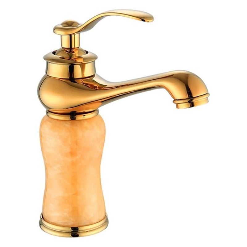 Jednouchwytowa bateria umywalkowa do łazienki bateria umywalkowa do łazienki jednym otworem nowoczesna bateria mieszająca wodę słodką kolorze jadeitu