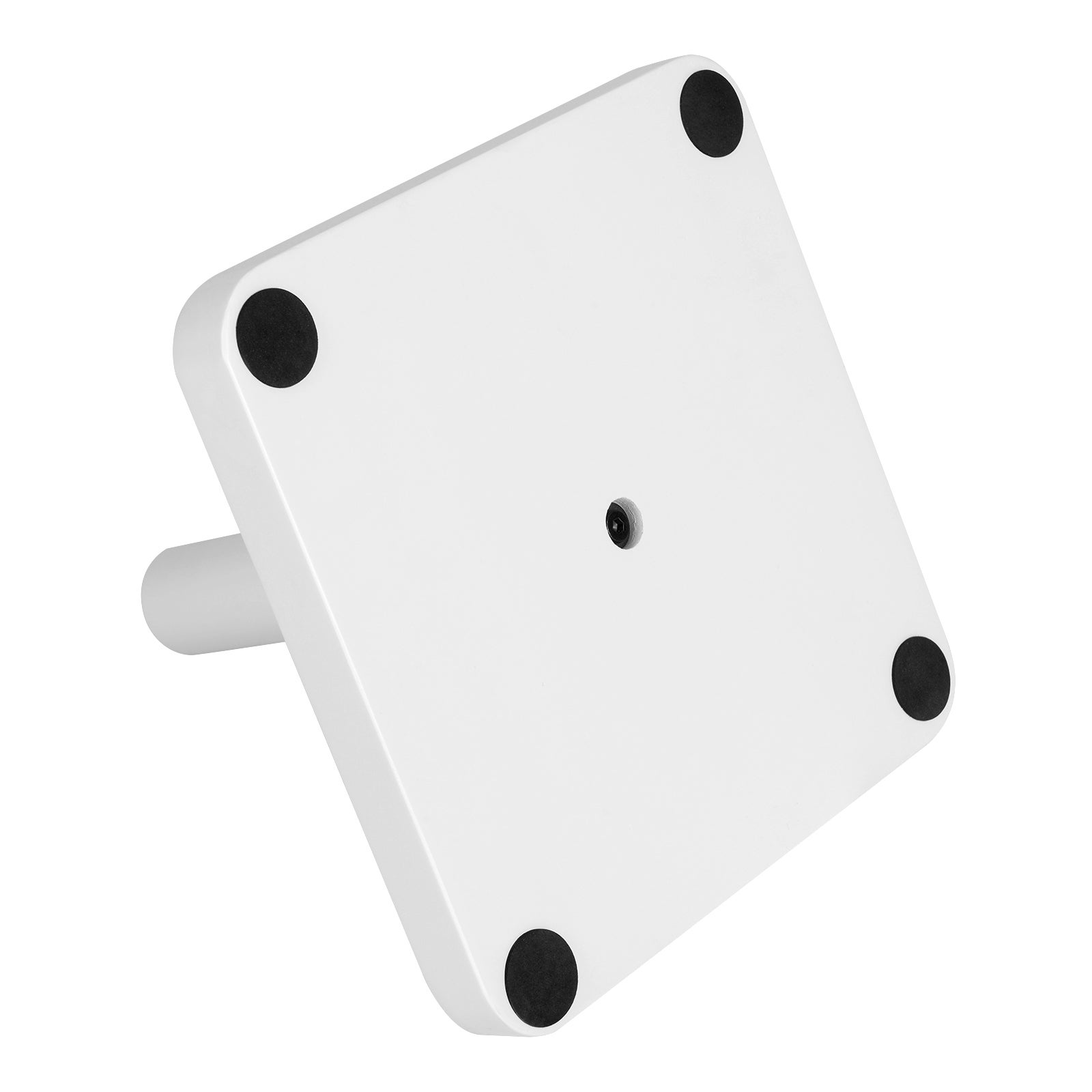 Attaccapanni da Terra in Legno con 8 Ganci, 3 Altezze, Ganci e Palo in Legno di Gomma, Bianco Nuvola, Regalo Natale - 4