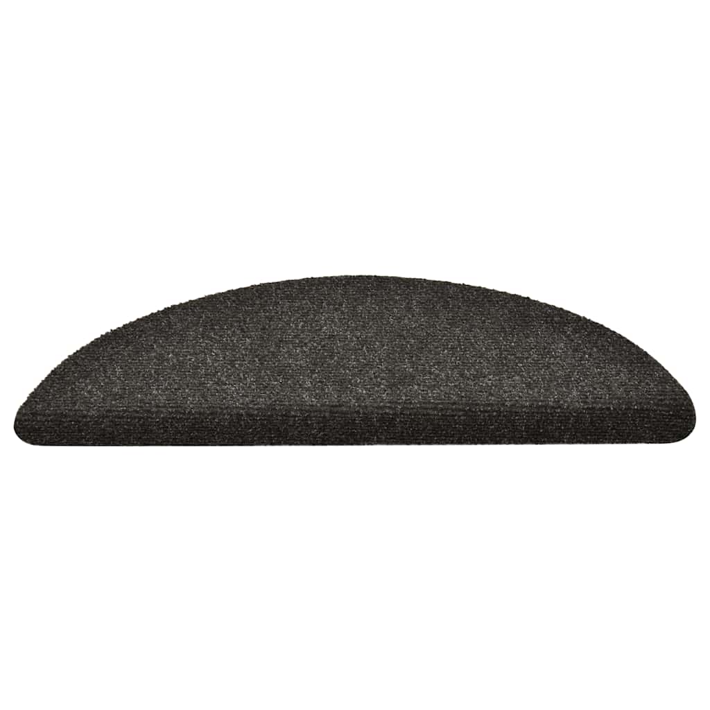 Tapis d'escalier auto-adhésifs 30 pcs anthracite 56x17x3 cm - 3