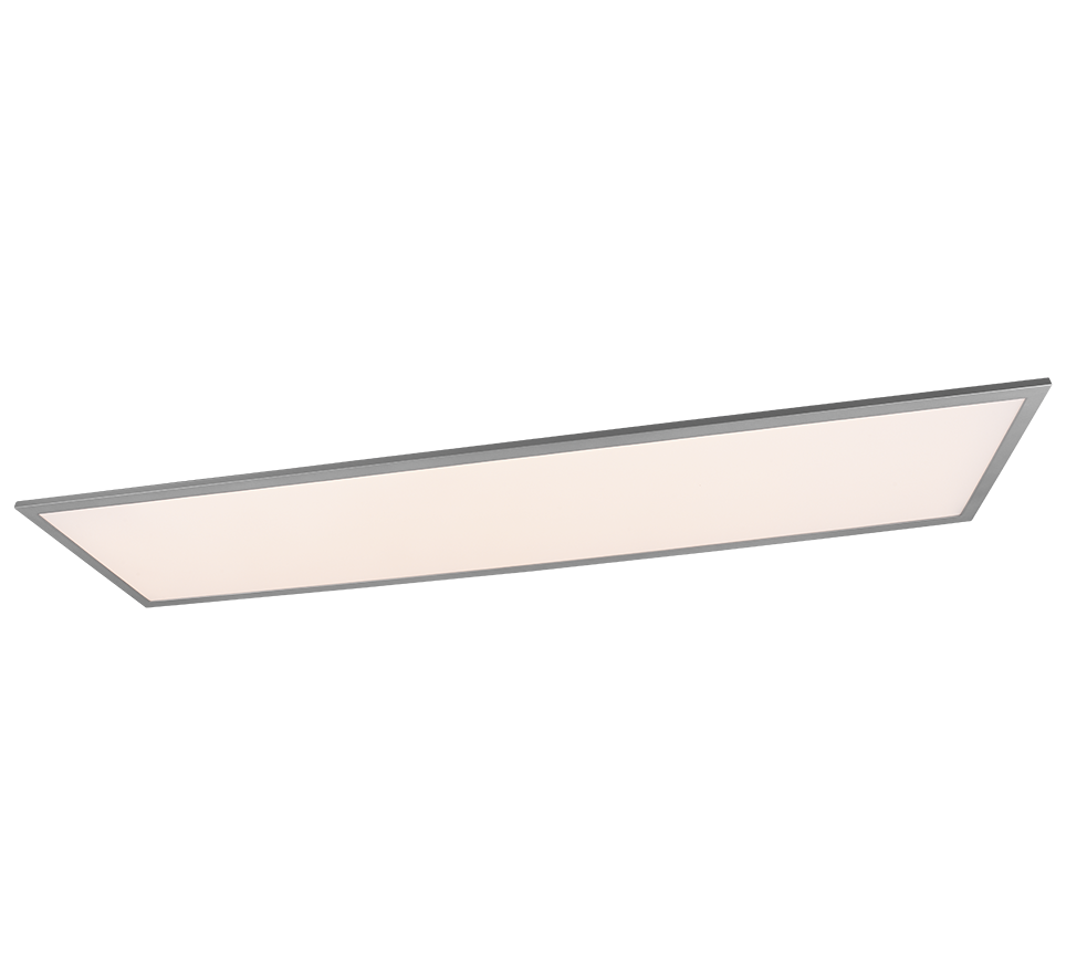 Plafon prostokątny z pilotem GAMMA LED 33W Odcienie bieli 4200lm srebrno-biały wym:5x119x29cm IP20 RL