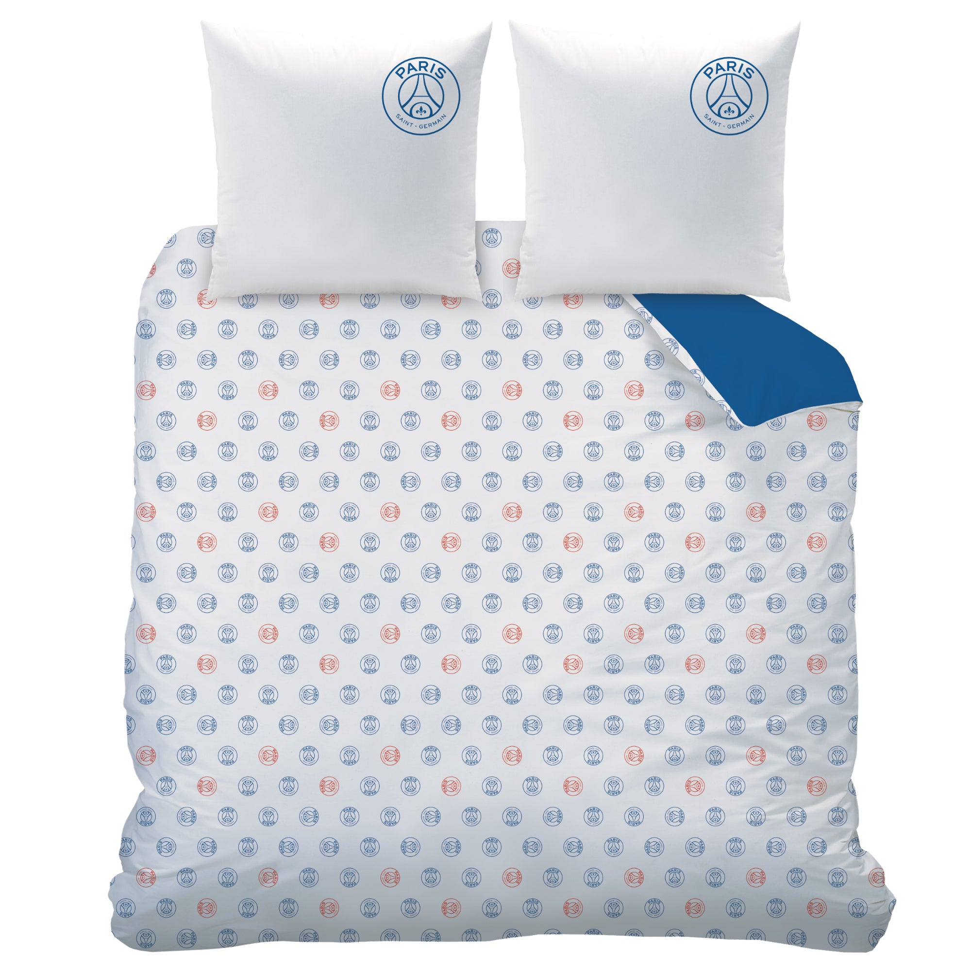 Parure de lit imprimée 100% coton, PSG CLASSIC - 7