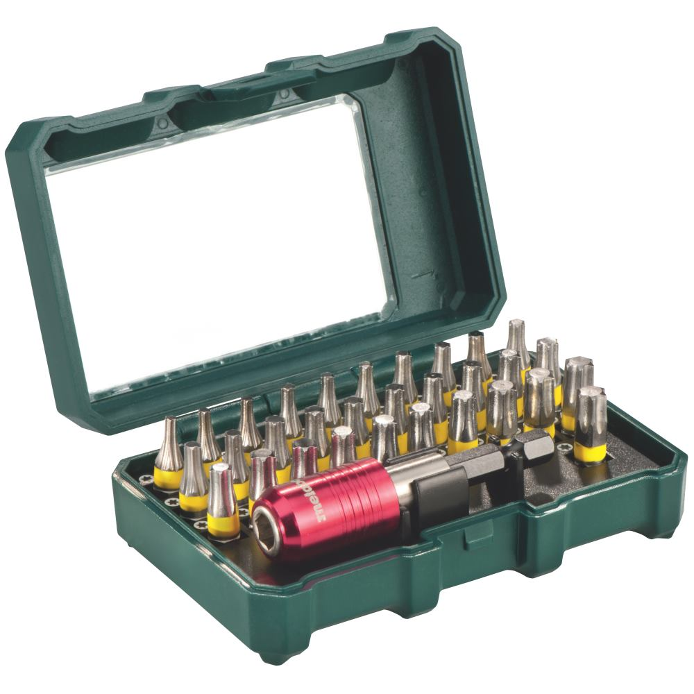 METABO Torx Torsion Bits TX 10 – 25 Mm Lang, 3er Pack, Für Schraubarbeiten Mit Hoher Drehmomentbelastung