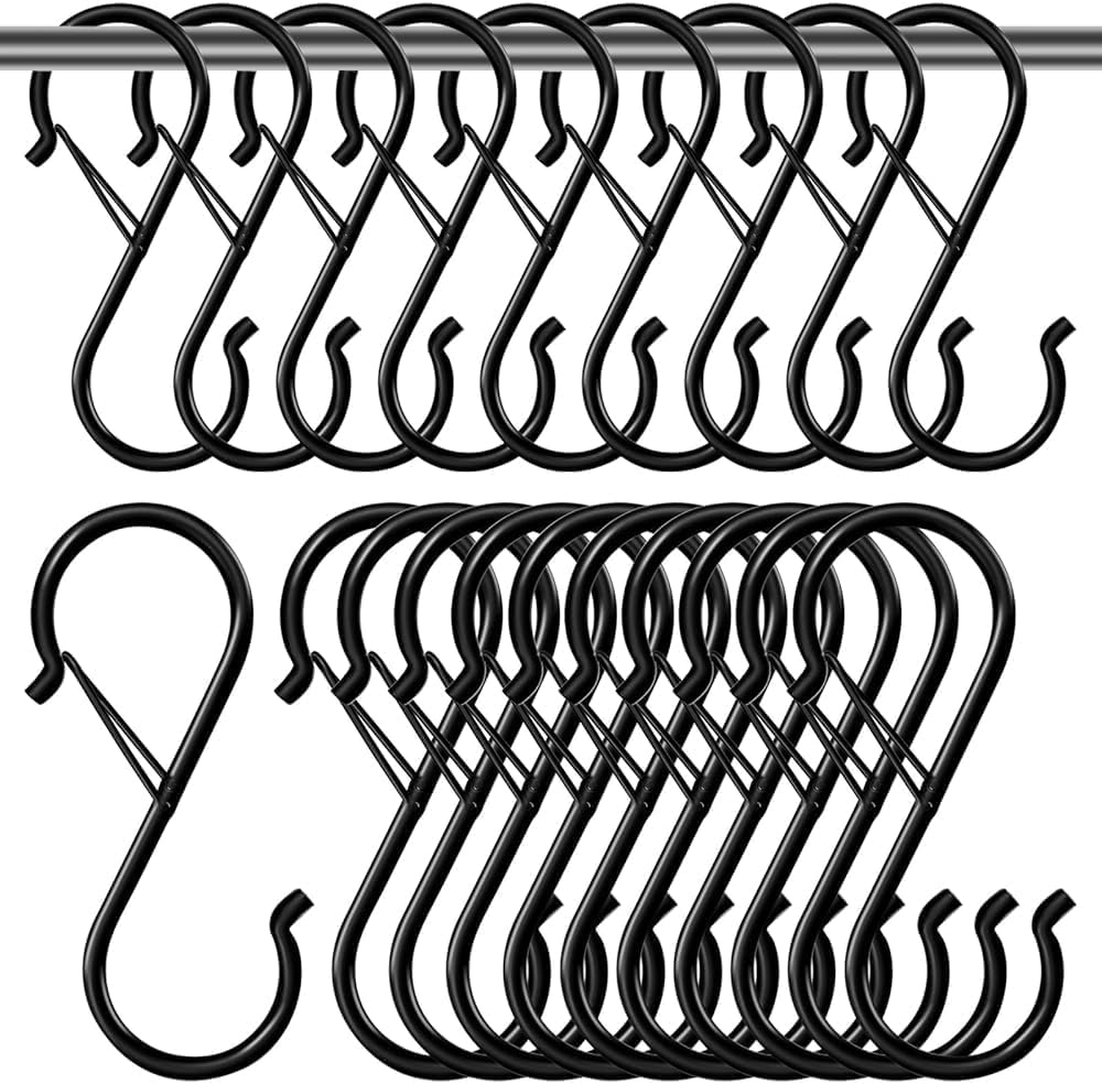 Crochets D'arrimage En Nylon Pour Kayak – Lot De 8 Crochets En J + 16 Vis – Noirs, Résistants à L'eau Salée