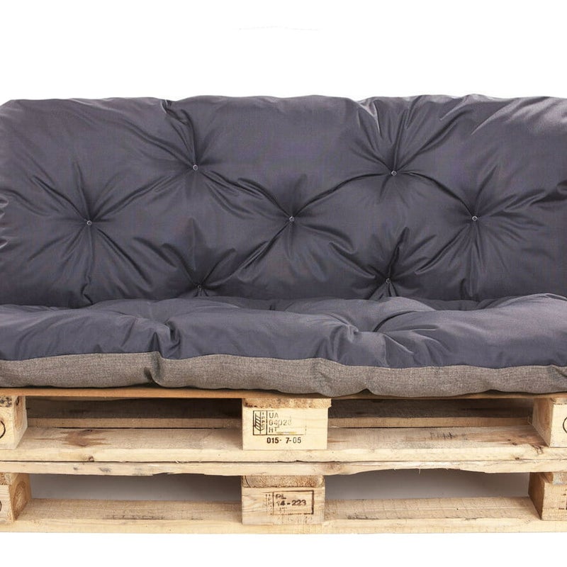Poduszka ogrodowa na paletę 120x80x50cm poduszka na meble ogrodowe granatowa, poduszka na balkon taras, poducha ogrodowa na meble z palet