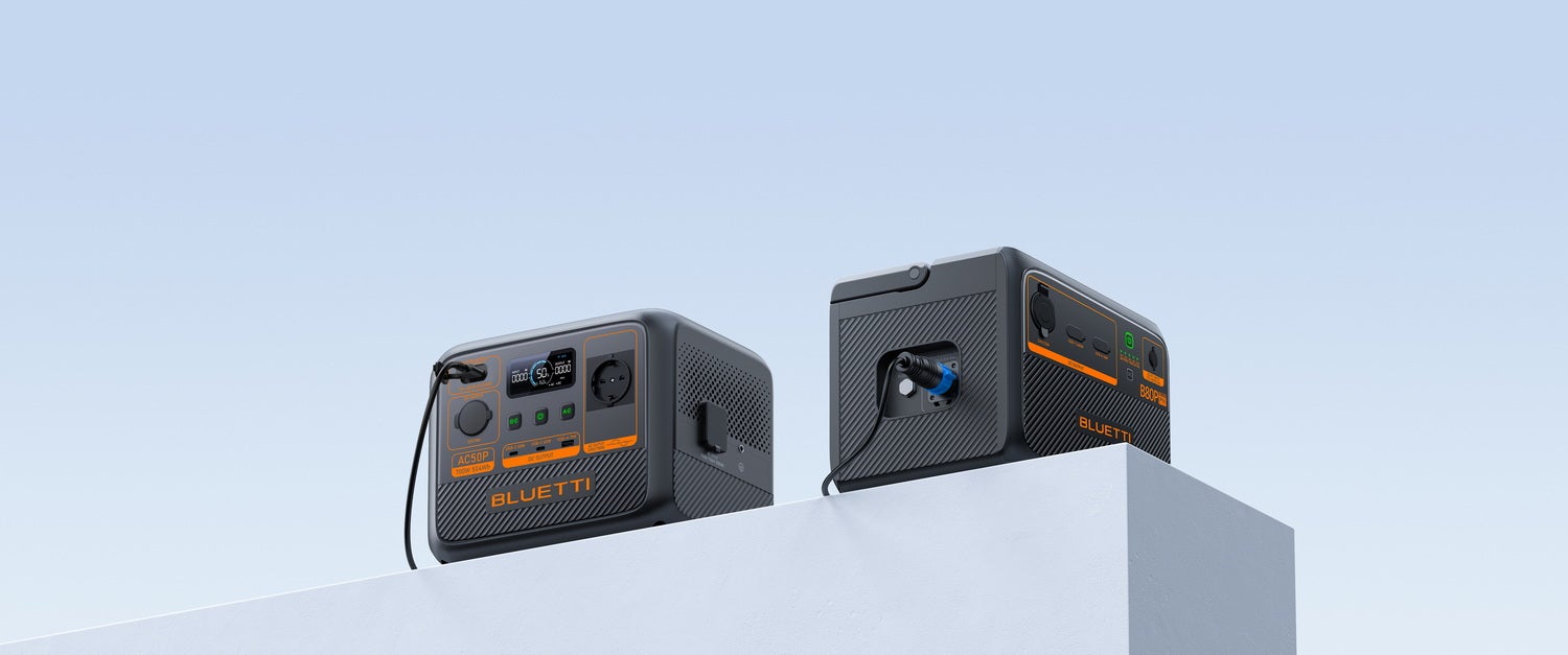 Kit BLUETTI Premium 50(AC50P) com Painel Solar 220 W - 504Wh, Gerador Solar 1x700W - 5