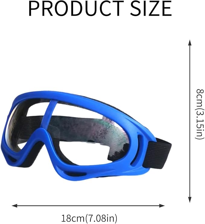 3 PCS Lunette Protection Travail Lunette Anti-Buée Surlunettes Protection Anti Poussière Lunettes Sécurité Inrayables avec ajustement universel pour S - 2