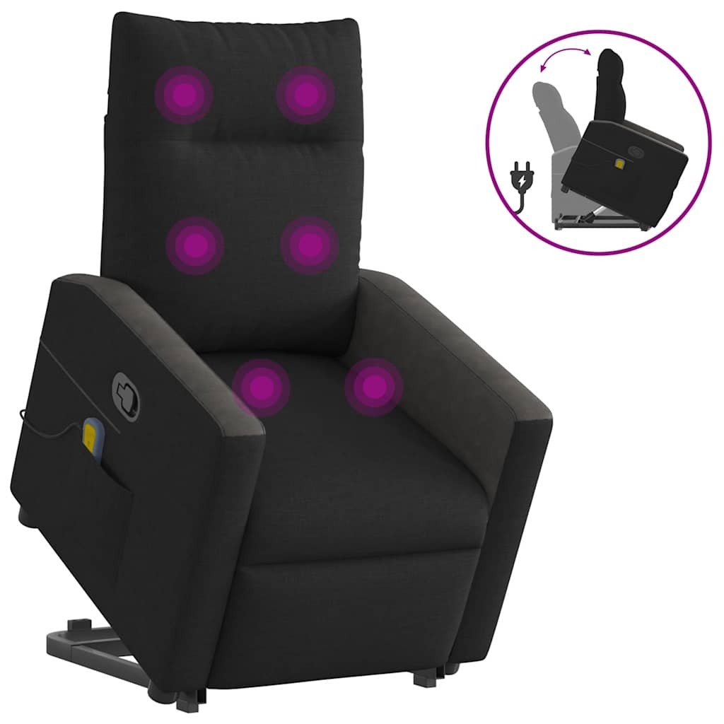 Fauteuil Inclinable Relax FCH Gris – Massage Chauffant, Repose-pieds électrique