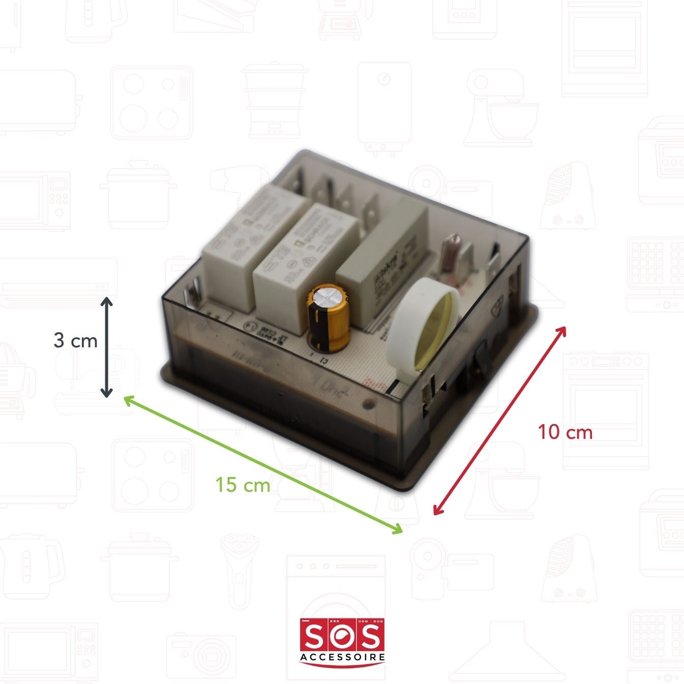 SOS Accessoire Grille 460X355 Mm Pour Four Cuisinière SMEG 844091603