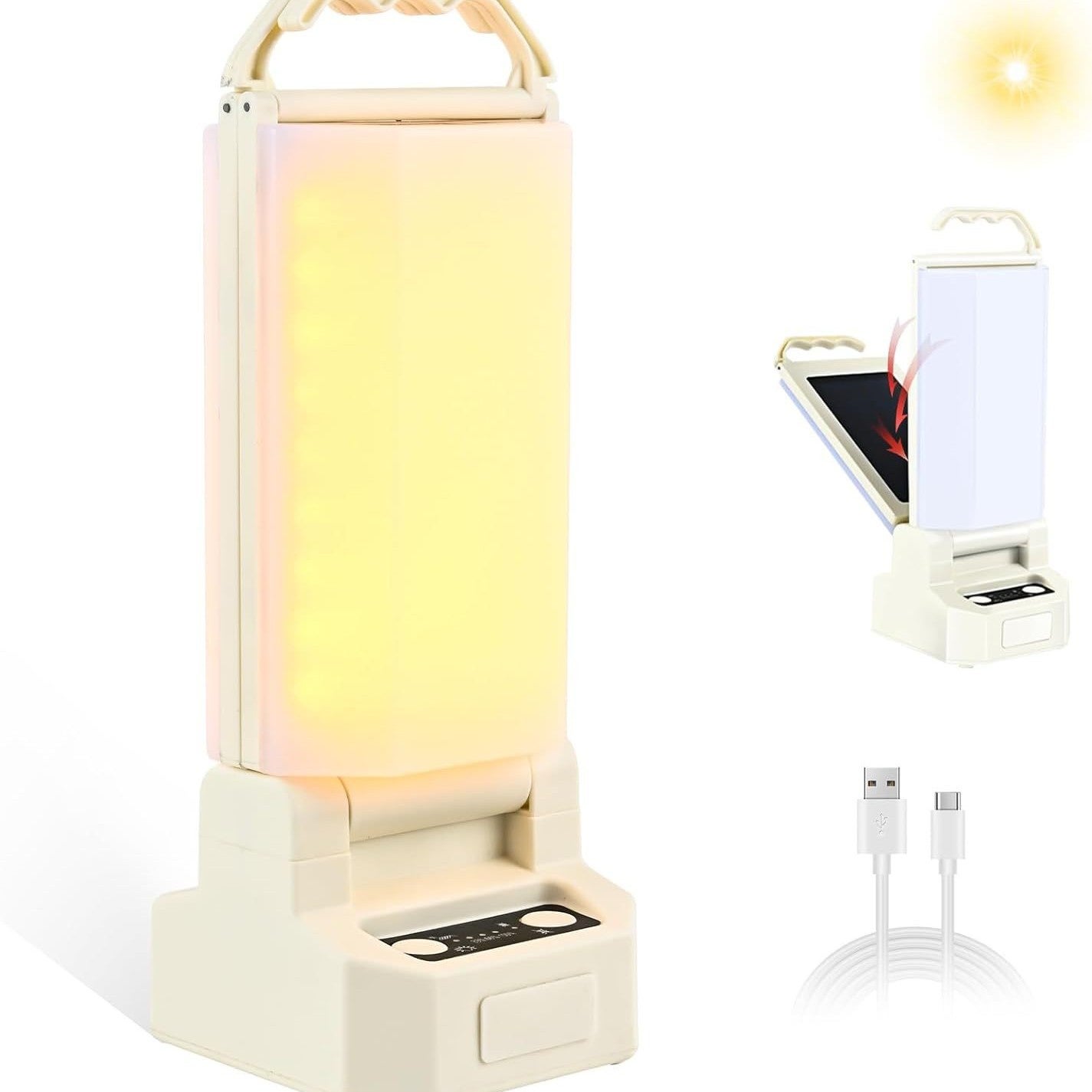 LIISIMI Lot de 5 lampes de camping LED rechargeables avec