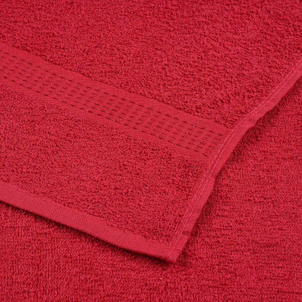Serviettes FROGN 10 pcs rouge 100x200 cm 360 g/m² vidaXL - 6