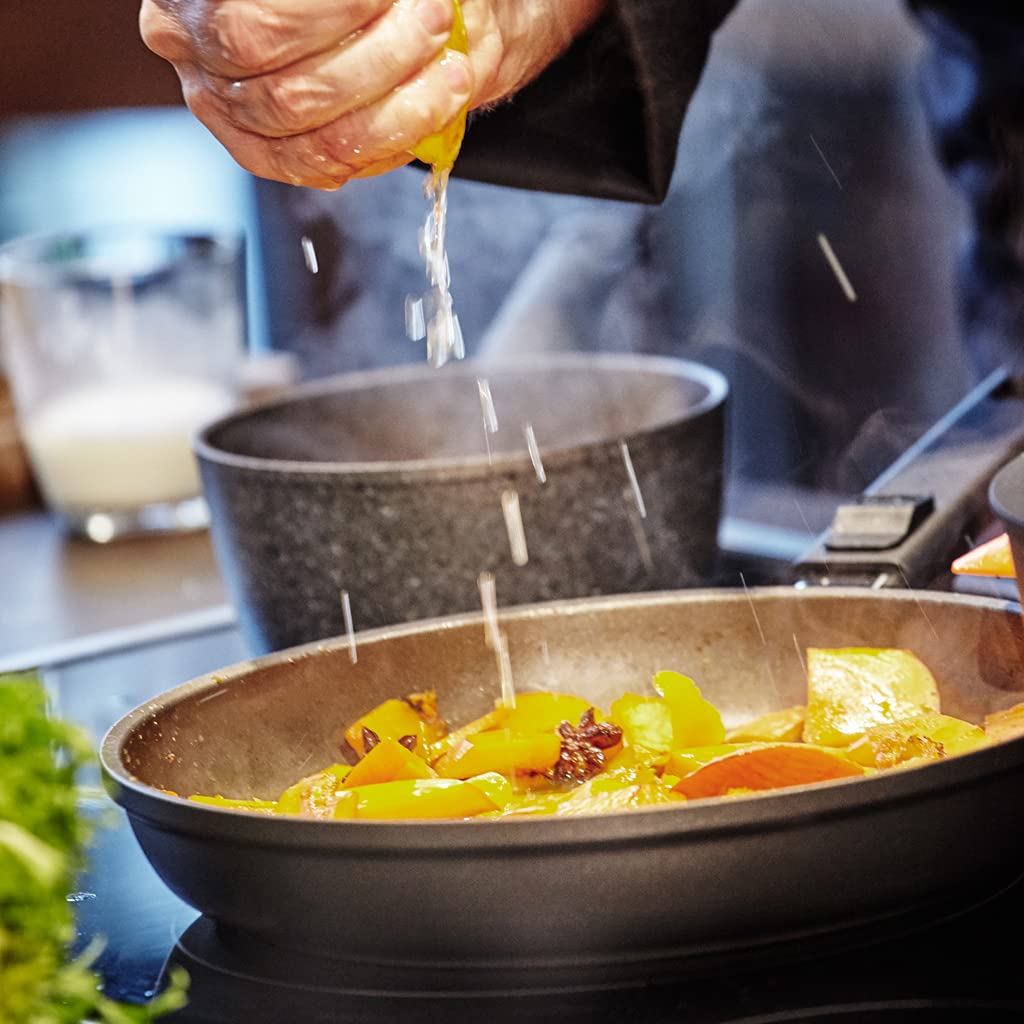 Berndes Vario Click Induction Plus Tegame a Un Manico 32 cm, Alluminio Pressofuso, Marrone - 4