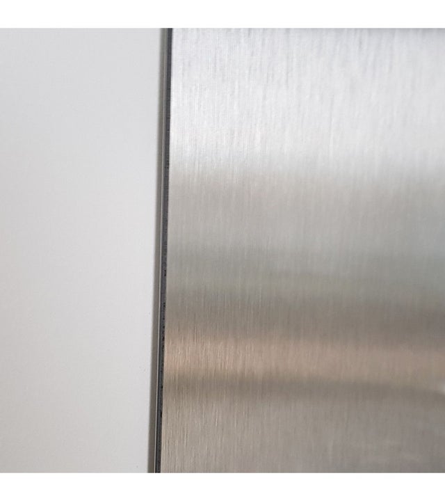 &nbsp;Crédence Composite Aspect INOX Brossé H 20 cm x L 70 cm