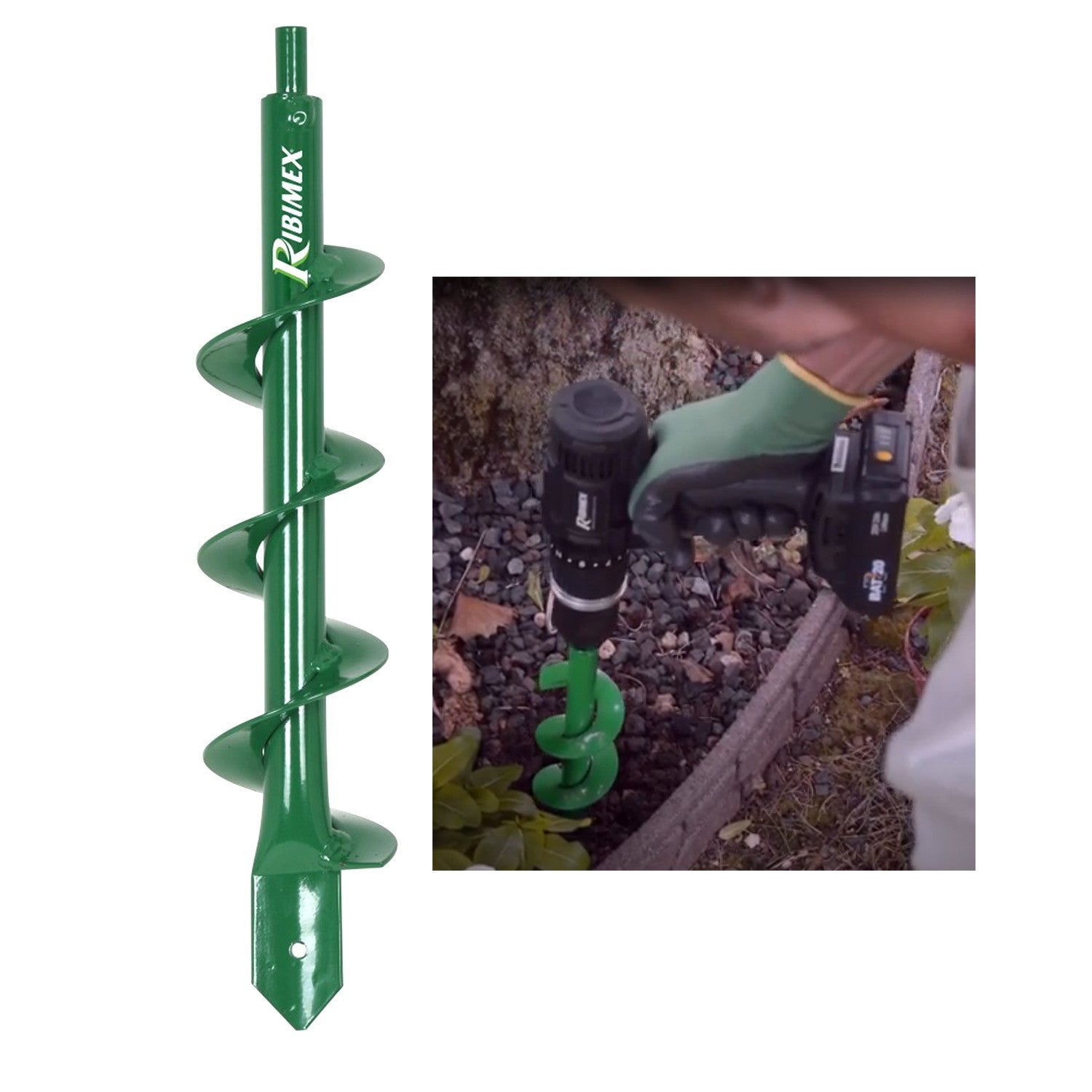 Tarière pour perceuse diamètre 8cm - 2