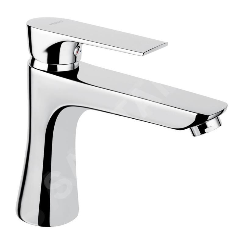 Bateria umywalkowa stojąca ALGEO SQUARE chromowa