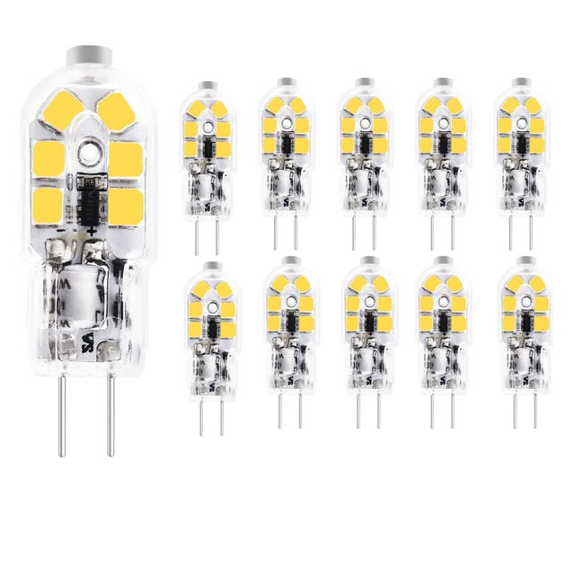 POCKETMAN 10 Lampadine LED G4 COB Da 1W, Luce Bianca O Calda, 12V DC, Senza Sfarfallio - 4