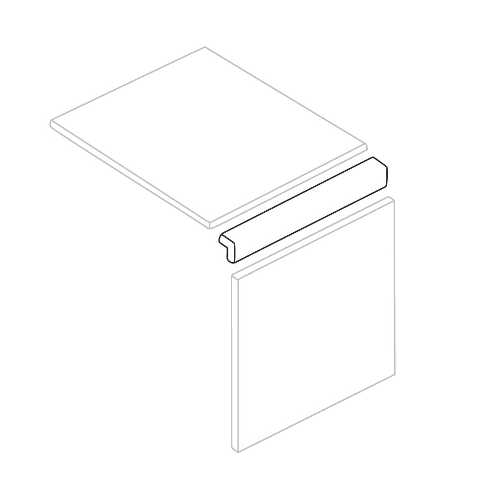 Cantoneira de cerâmica 3x20 cm cor Creme brilhante (1peça) - 4