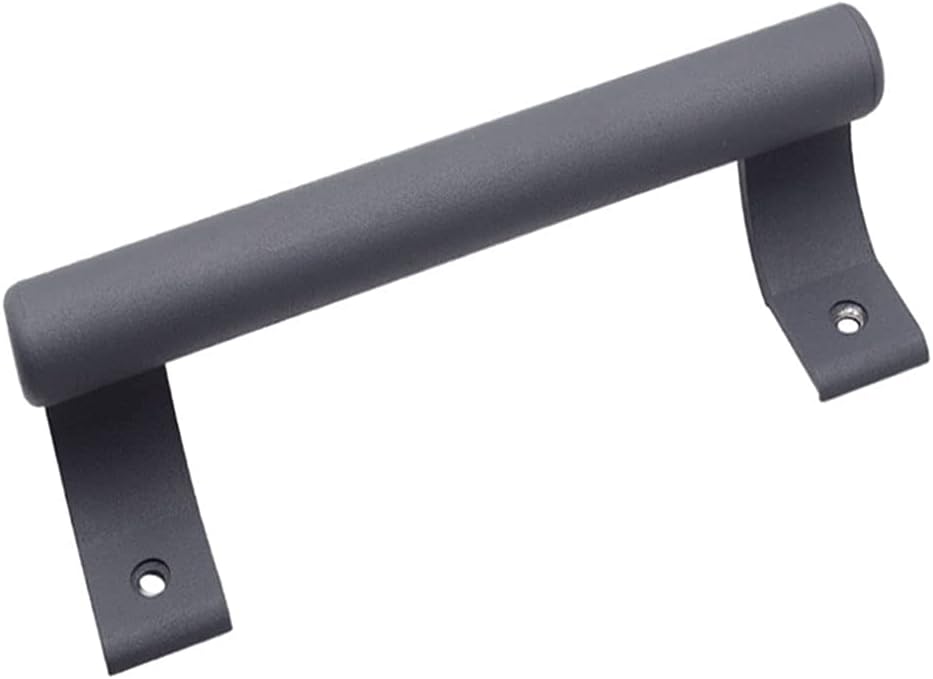Klamka do drzwi przesuwnych ze stopu aluminium 1 x 200 mm - szara - odpowiednia do balkonów, łazienek, szaf itp.
